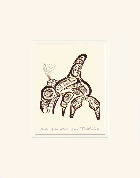 Skaana - Haida Killer Whale: Copper Series, Framed Art Card – Bill