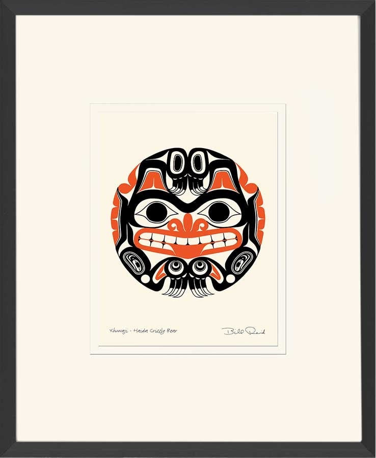 Xhuwaji - Haida Grizzly Bear: Centennial Series: Framed Art Card