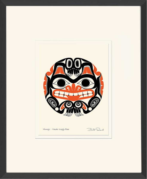 Xhuwaji - Haida Grizzly Bear: Centennial Series: Framed Art Card