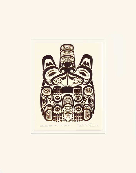 Ttsaang - Haida Beaver: Copper Series, Framed Art Card