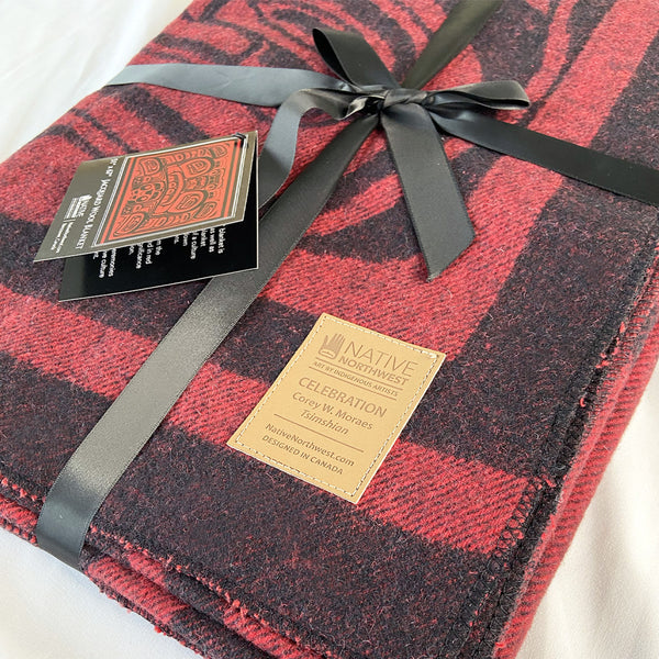 Celebration, Jacquard Wool Blanket