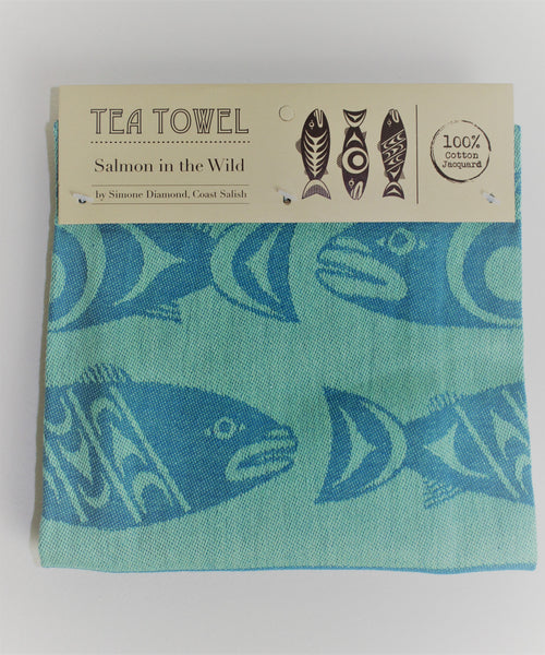 Salmon in the Wild, Tea Towel