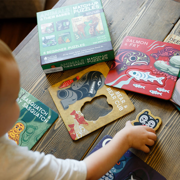 Match Up Puzzles: Animals & their Babies
