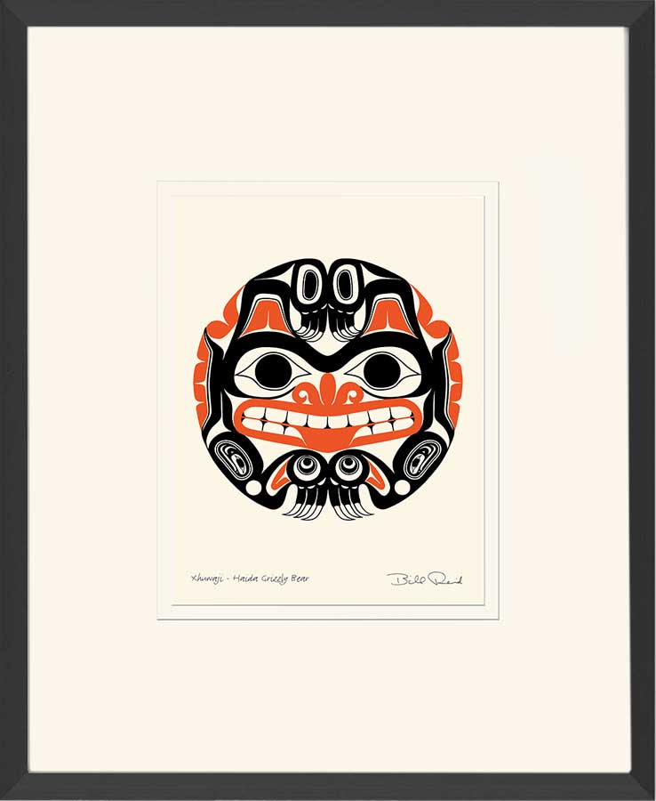 Xhuwaji - Haida Grizzly Bear: Centennial Series: Framed Art Card