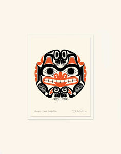 Xhuwaji - Haida Grizzly Bear: Centennial Series, Matted Art Card