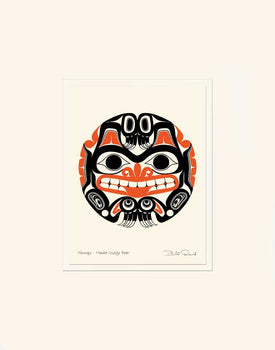 Xhuwaji - Haida Grizzly Bear: Centennial Series, Matted Art Card