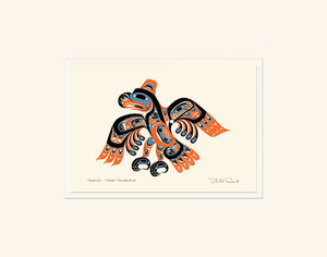 Skiamsm - Haida Thunderbird: Centennial Series, Matted Art Card