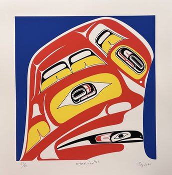 Three Finned Killer Whale #1, Limited Edition Print