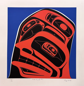 Three Finned Killer Whale #2, Limited Edition Print