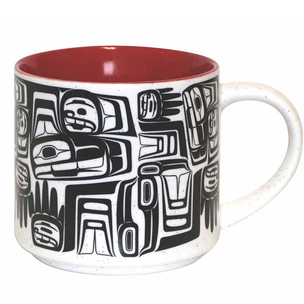 Ceramic Mugs 16oz, Assorted Designs & Colours