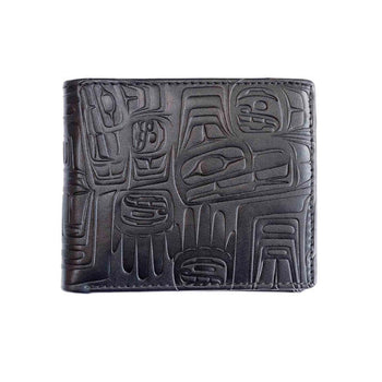 Eagle Crest , Black Embossed Wallet