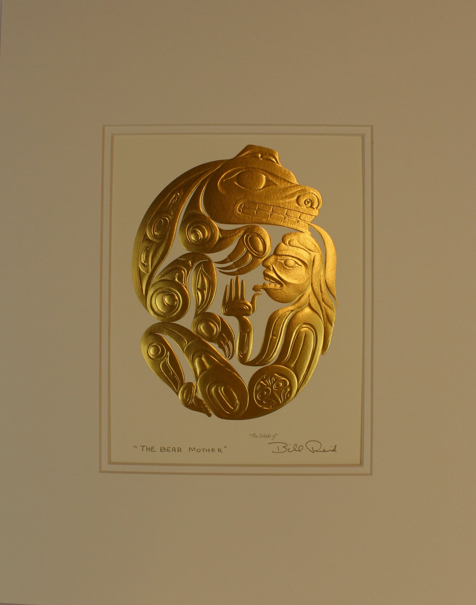 Bill Reid, Gold Series, Matted Art Cards