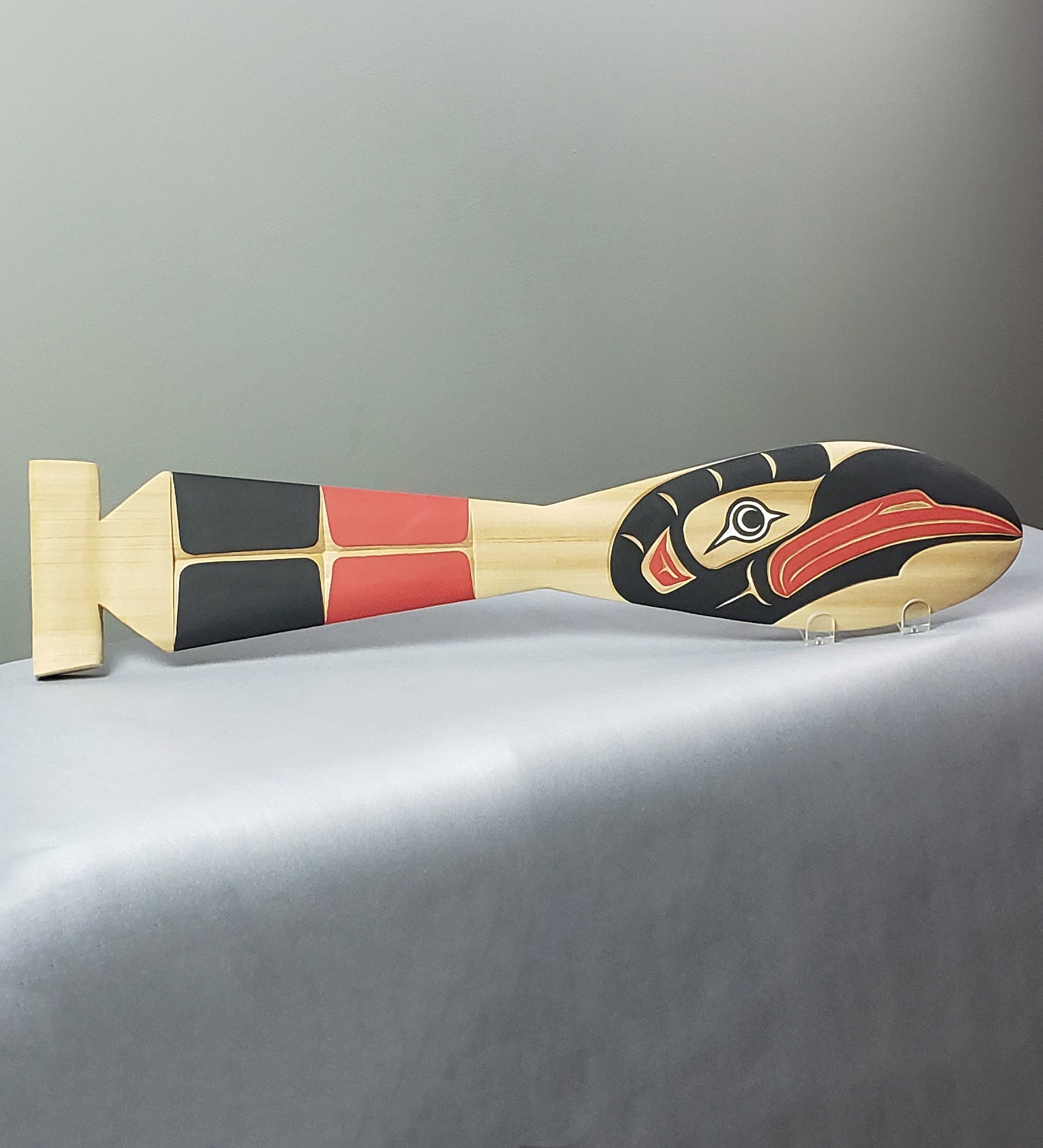 Red Cedar - Raven Paddle - Ross Henderson - Kwakwaka'wakw