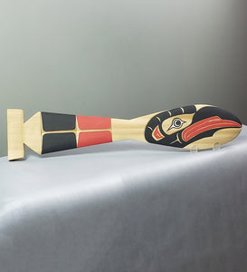 Red Cedar - Raven Paddle - Ross Henderson - Kwakwaka'wakw