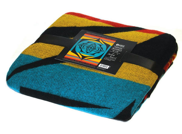 Woven Blanket, Salish Sunset