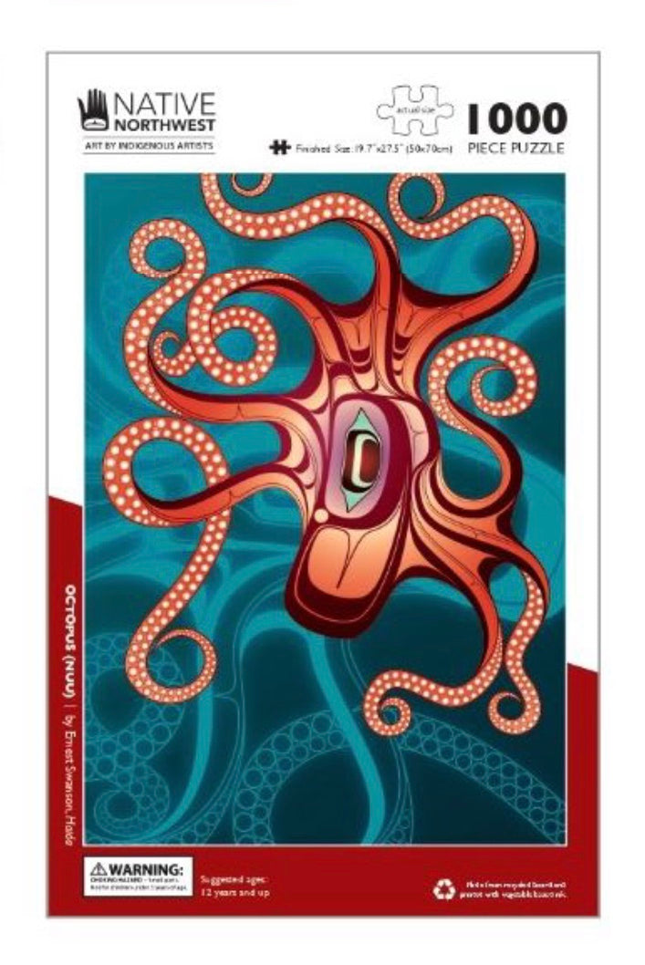 Octopus 1000 Piece Puzzle - Colorful Ocean Animal Jigsaw For Adults & Teens