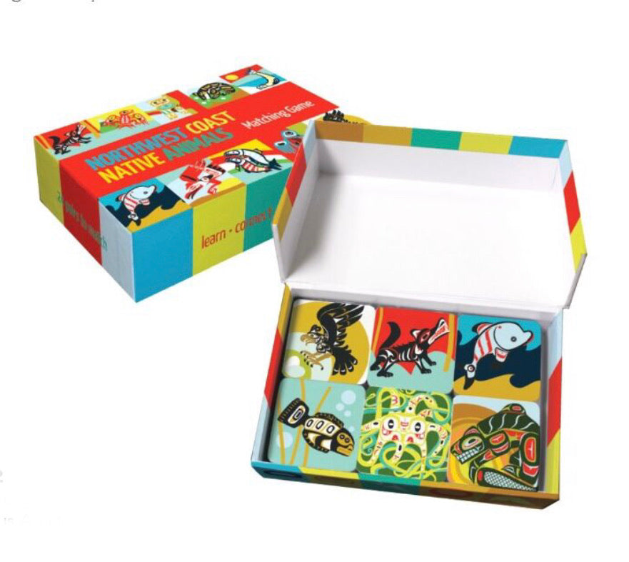Northwest Coast NProducts Northwest Coast Native Animals Matching Game Success Activeative Animals Matching Game